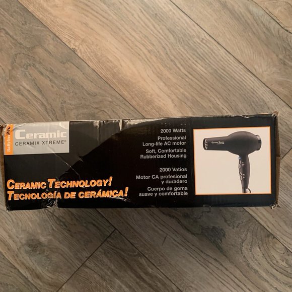 NEW BABYLISSPRO CERAMIC CERAMIX XTREME PROFESSIONAL 2000W HAIR BLOW DRYER - Picture 4 of 9